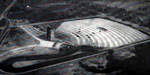 Gratiot Drive-In Theatre - Another Aerial - Photo From Rg